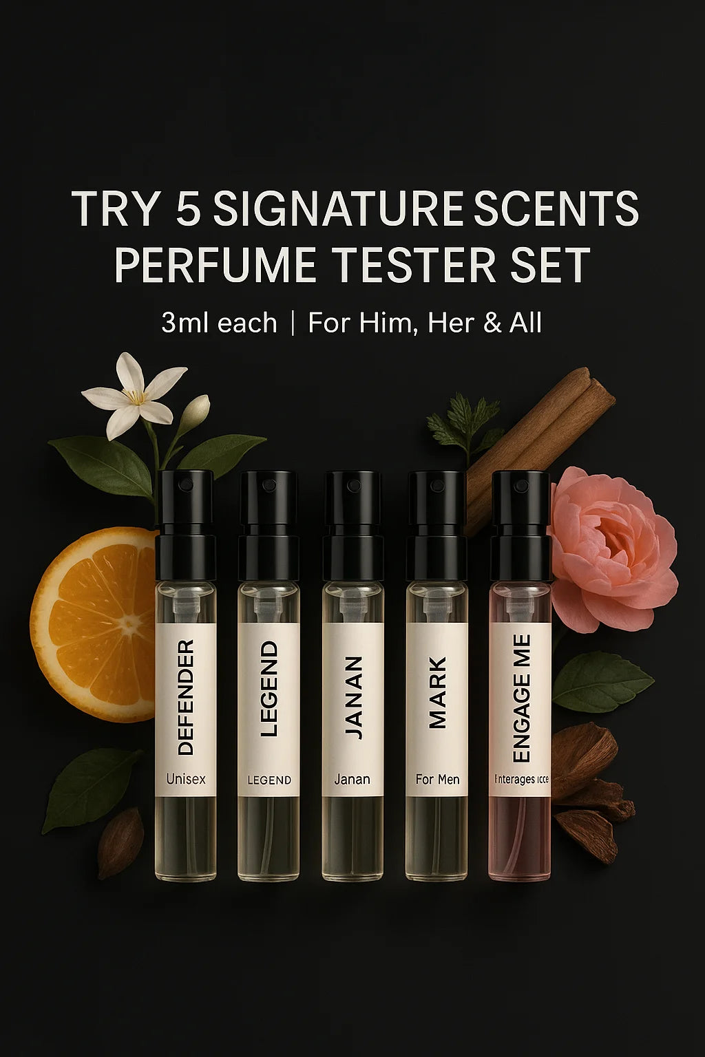 Set of 5 Unique Scents